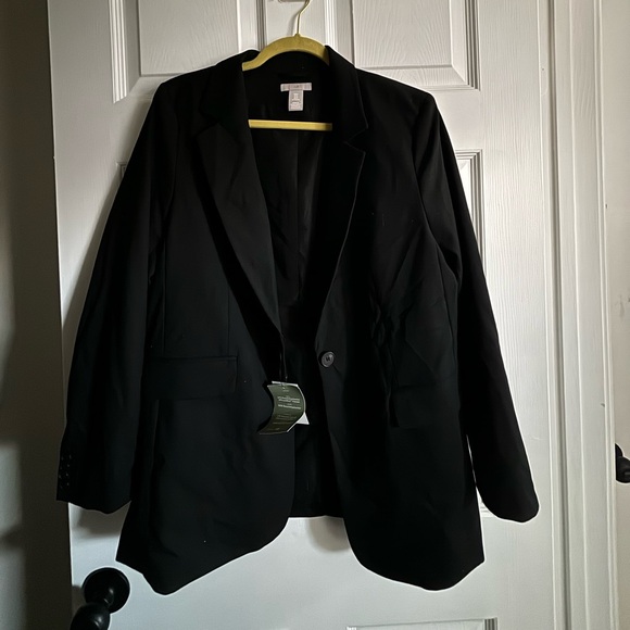 H&M SINGLE-BREASTED JACKET - Picture 2 of 2